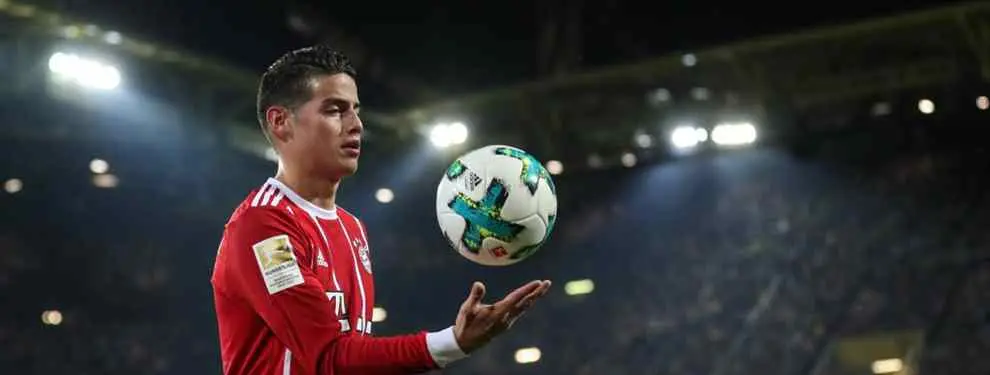 El Real Madrid ofrece un crack cedido al Bayern de Múnich para que vuelva James Rodríguez