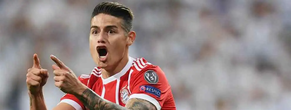 James Rodríguez se entera de cuál será el nuevo tridente del Real Madrid (y es una bomba)