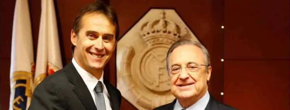 Florentino Pérez empaqueta a uno de los descartes de Lopetegui fuera de España