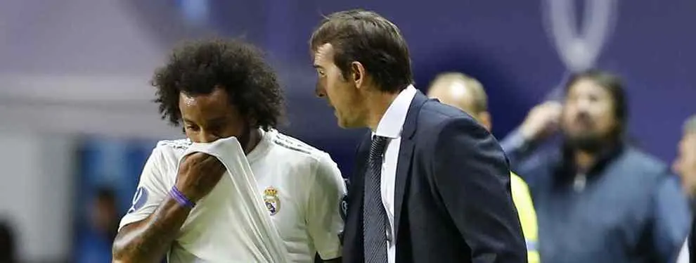 Marcelo y el lío en el Real Madrid: Lopetegui pide a su recambio (y es una estrella)