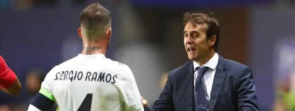 Sergio Ramos tapa el lío de Lopetegui en el Real Madrid (o su bronca con un crack español)