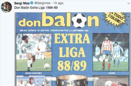 Sergi Más, un incondicional de Don Balón en las redes sociales