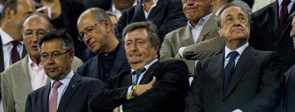 Florentino Pérez tiene la bomba definitiva para acabar con el Barça (y está a punto de estallar)