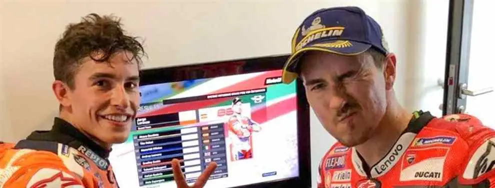 La llamada de Marc Márquez a Jorge Lorenzo tiene engaño