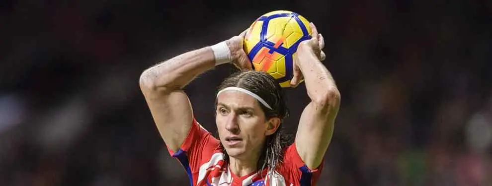 Enfado monumental contra Simeone: Por esto Filipe Luis no ha acabado en el PSG esta semana