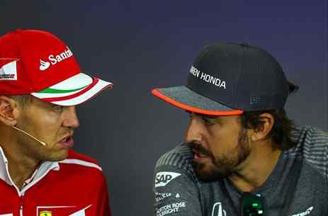 Humillan a Vettel con Fernando Alonso (y en Italia)