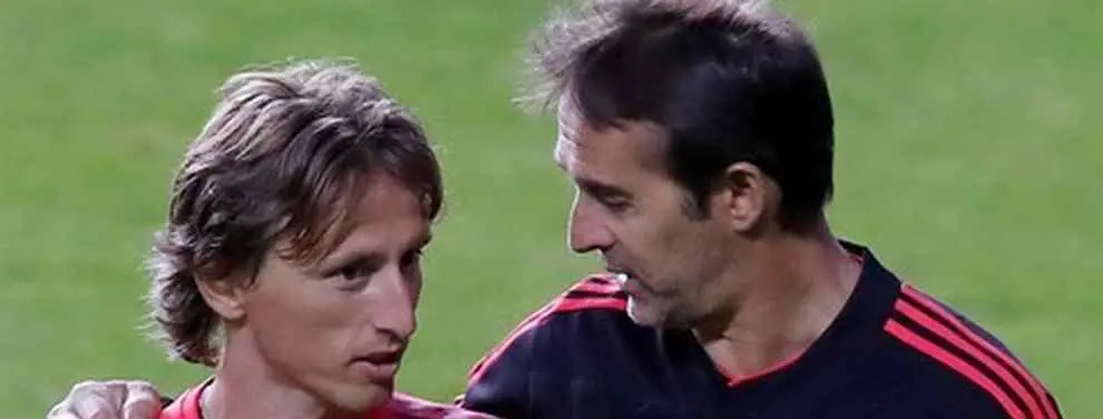 Arde el Real Madrid. Y el lío es con Modric (y Lopetegui)