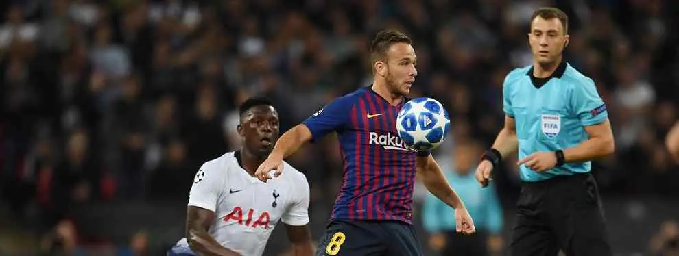 Arthur y su cara a cara con un crack del Barça. Y Messi interviene (lo que pasa con Valverde)