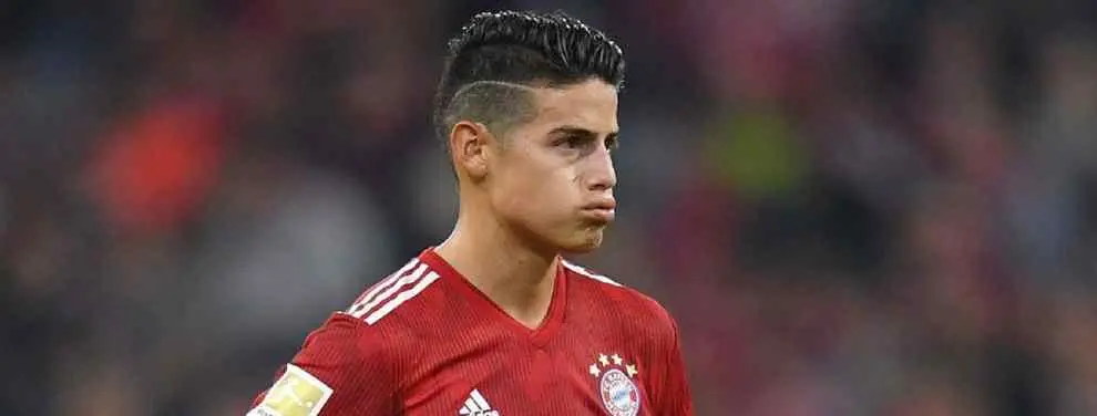 Puñalada a James Rodríguez: el fichaje que lo echa del Bayern Múnich (y en enero)