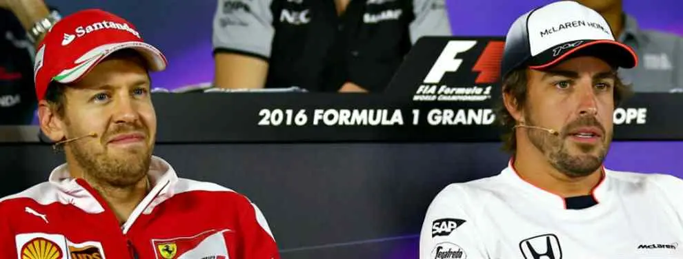 Batalla campal en la F1: Fernando Alonso contra Vettel (Ojo a las salvajadas)