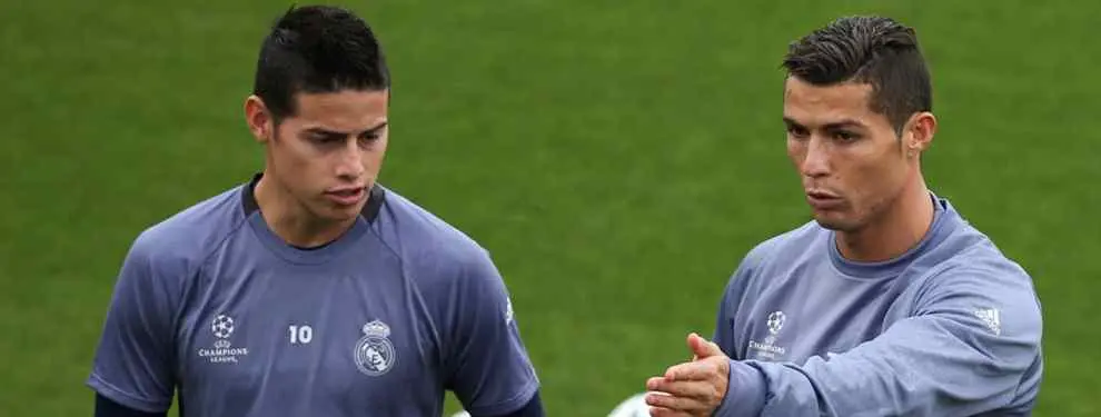 James Rodríguez está en el lío (y va de Cristiano Ronaldo): la bomba estalla en el Real Madrid