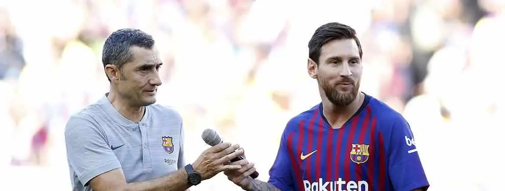 El entrenador que el Barça tienta para sustituir a Valverde gusta a Messi (y traería un fichaje)