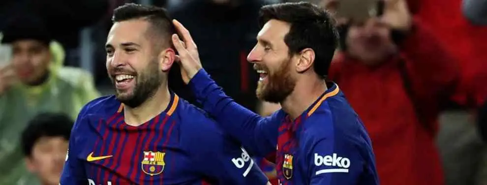 Jordi Alba tiene competencia: el fichaje que prepara el Barça (y que no gusta a Messi)