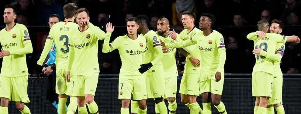 Bronca a tres bandas en el Barça: enganchada bestial tras el partido
