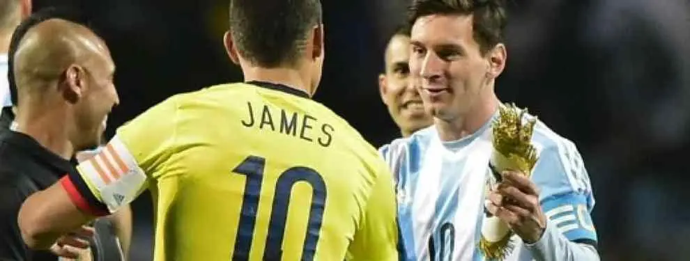 La bomba de James Rodríguez con el Barça de fondo (y Messi está en el lío)