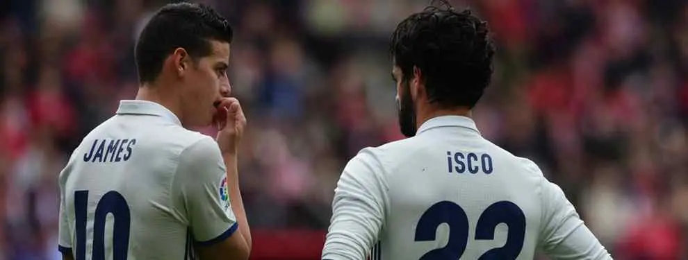Lo que ha pedido Isco al Bayern Múnich para dejar al Madrid en enero e irse con James Rodríguez