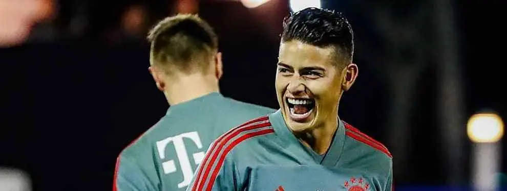 James Rodríguez recibe una llamada bomba (y no es el Arsenal) para dejar el Bayern de Múnich