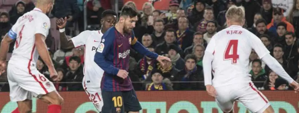 Messi asusta al Real Madrid y a Florentino Pérez con una bomba al final del Barça-Sevilla