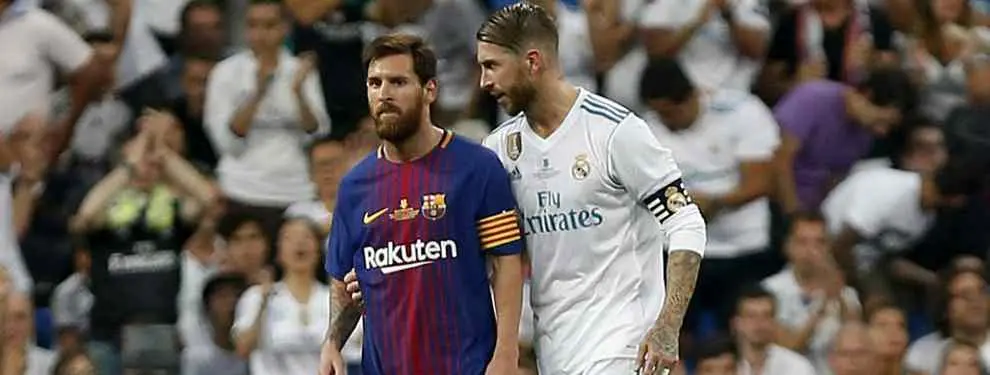 Messi calienta el Barça-Real Madrid de Copa del Rey con una bomba a Ramos (y a Florentino Pérez)