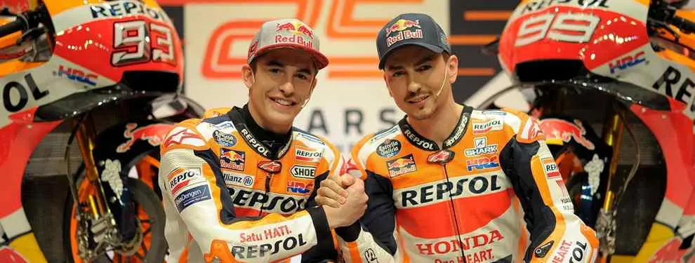 Valentino Rossi manda a su amigo Uccio a calentar el mal rollo entre Marc Márquez y Jorge Lorenzo