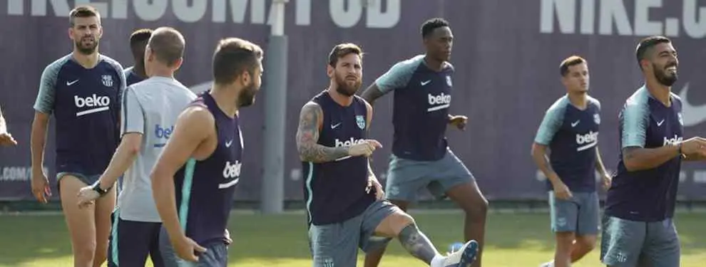 Piqué tapa (y calla) el mal rollo de Messi, Luis Suárez (y compañía) con una estrella del Barça