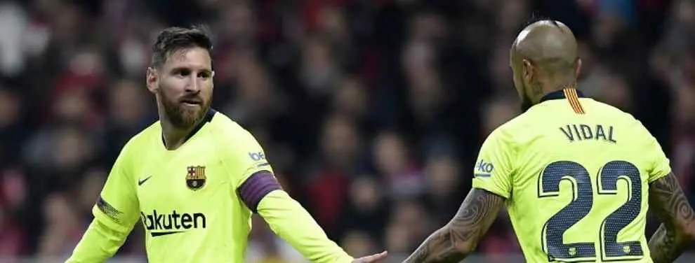 La enganchada de Messi con Arturo Vidal que ensucia (aún más) el Athletic-Barça