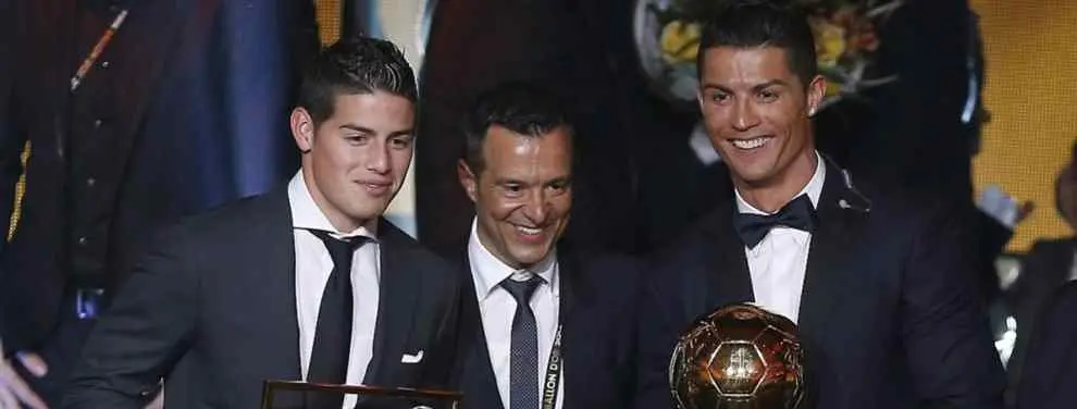 Jorge Mendes (y no es James Rodríguez) aprieta a Florentino con un fichaje bomba para el Real Madrid