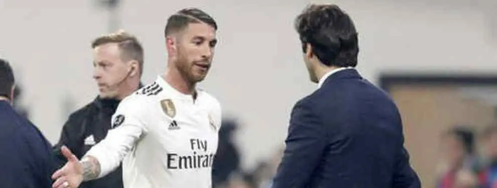 La bronca de Sergio Ramos con Solari (y bestial) a 24 horas del Clásico