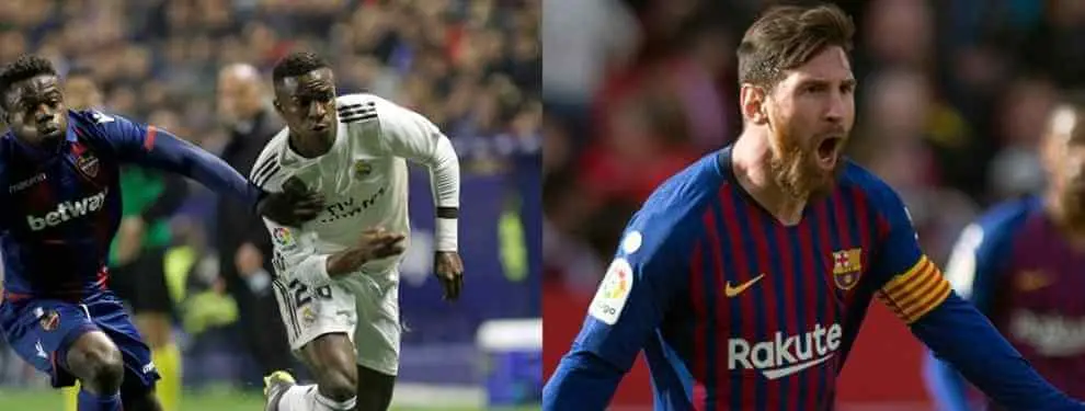 La vacilada de Vinícius a Messi que pone el Clásico en ebullición