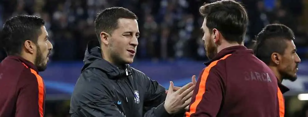 El piropo de Hazard a Messi que avisa a Florentino Pérez (y al Real Madrid)