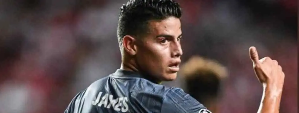 La llamada de James Rodríguez a un crack del Real Madrid tras el Clásico que molestó a Florentino