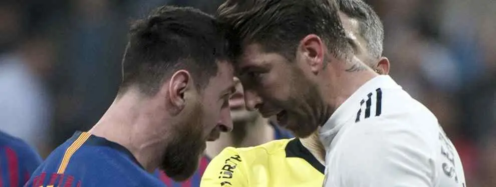 Florentino Pérez y Messi pelean por el mismo jugador para el lateral izquierdo (y hay lío)