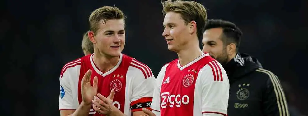 El chivatazo de De Ligt a De Jong que llega a Messi, Florentino Pérez y calienta el Real Madrid-Ajax