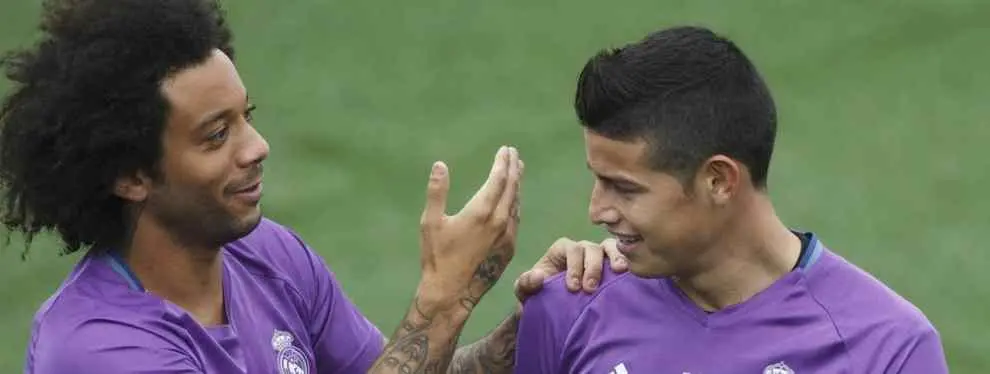 Marcelo (uno de los mejores amigos de James Rodríguez) estalla: mensaje bestial contra Florentino