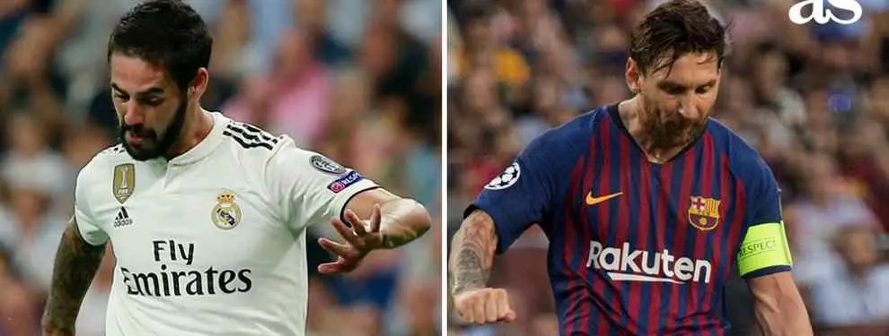 La frase (y es a Messi) que mata a Isco con Florentino Pérez, Zidane y en el Real Madrid