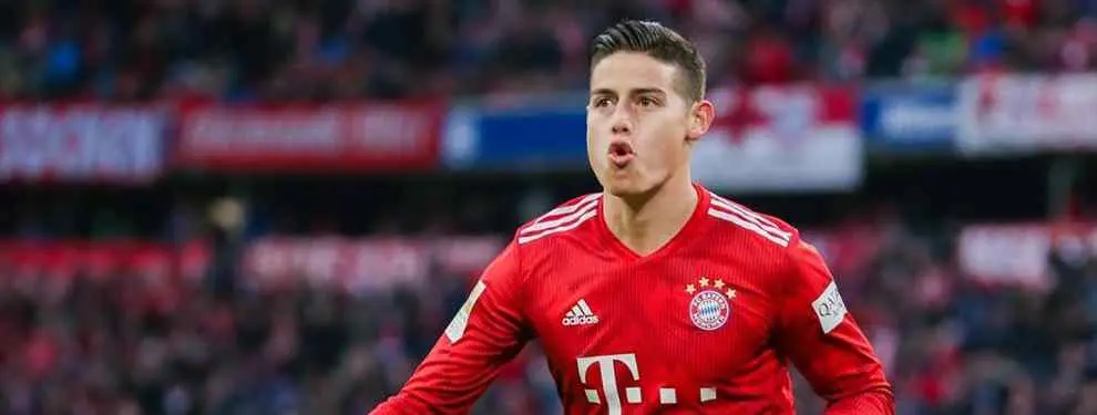 ¡Está que arde! Hat trick en una hora de James Rodríguez y mensaje para Zidane