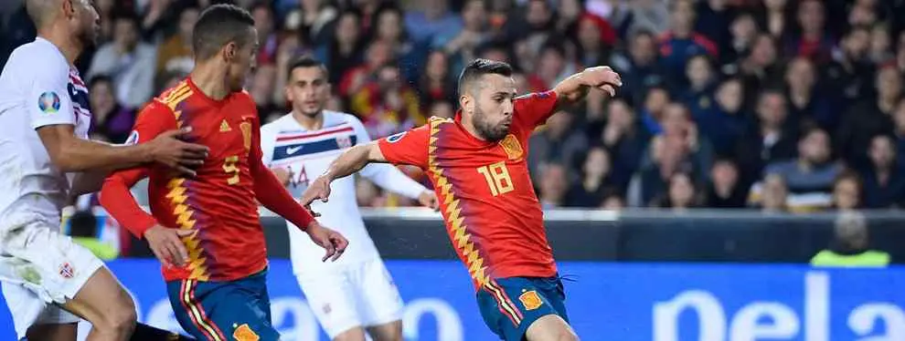 Guiño de Jordi Alba al jugador de la selección española que Messi no quiere en el Barça
