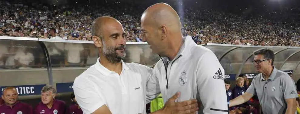 Pep Guardiola se pelea con el United por titular de Zidane en el Real Madrid