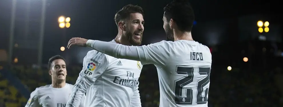 Sergio Ramos baja el pulgar. Isco no mueve un dedo. Y Zidane se lo carga