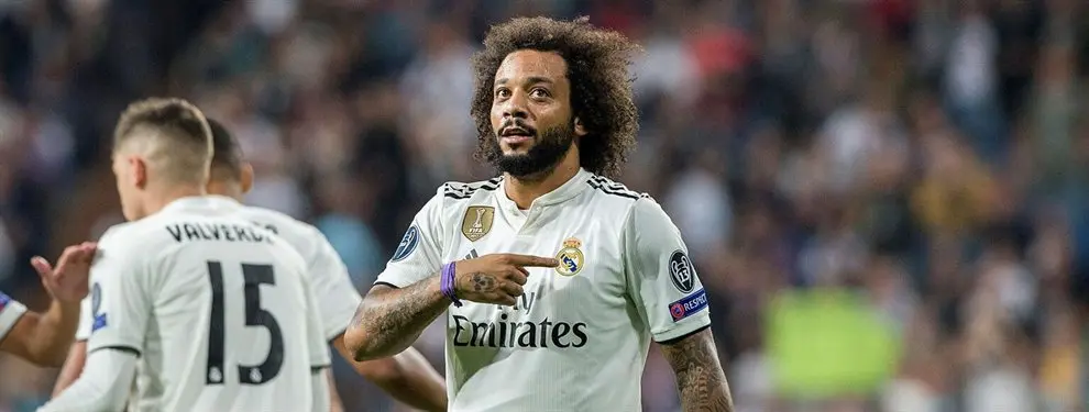 Lío con Marcelo: ¿Sabes por qué quiere quedarse en el Real Madrid? (y ojo a la cara de Florentino)