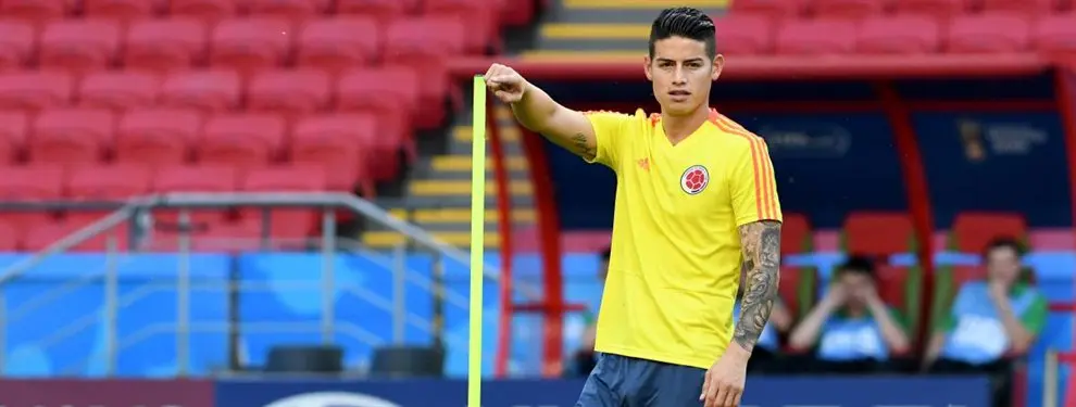 No quiere a James Rodríguez. Y se lo dice a Zidane. Y es un peso pesado del Real Madrid