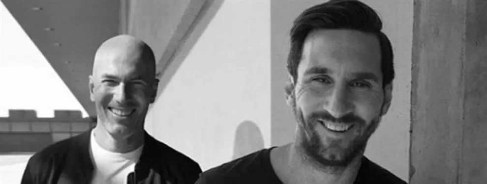 Quieren colárselo a Zidane. Llama a Florentino Pérez. Y jugaba con Messi en el Barça