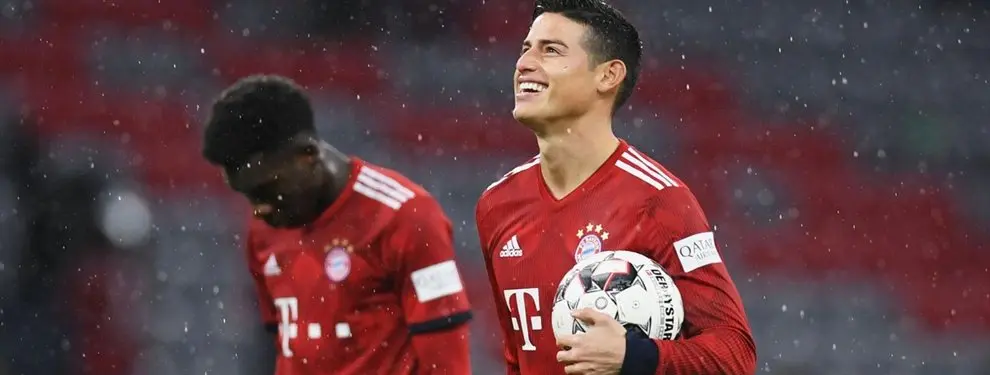 James Rodríguez le da a Florentino Pérez la lista de equipos que lo quieren (y hay un sorpresón)