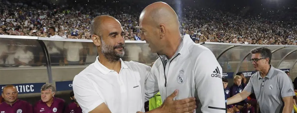 El trueque con Pep Guardiola que Zidane pone sobre la mesa del Manchester City