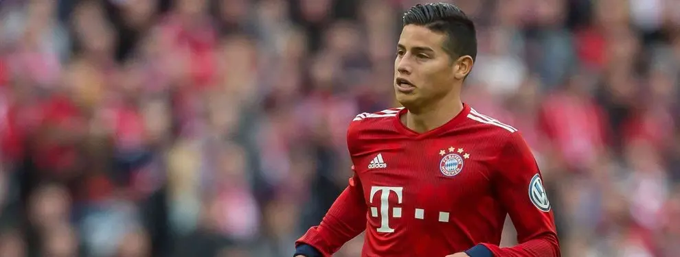 El fichaje bomba (y acaba de estallar) que deja a James Rodríguez en Múnich