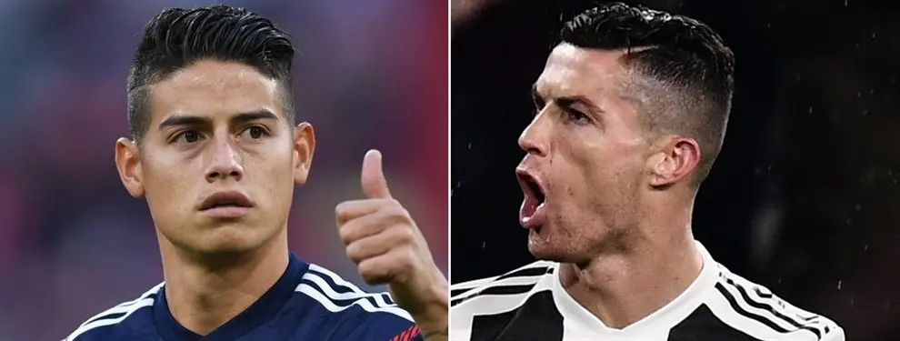 La Juve pone dos condiciones a James Rodríguez para llevarlo con CR7