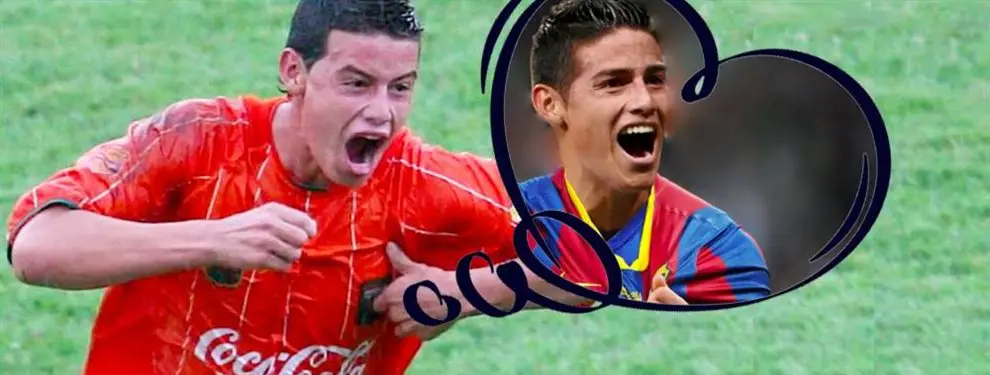 Lo que no te han contado del viaje de James Rodríguez a Barcelona