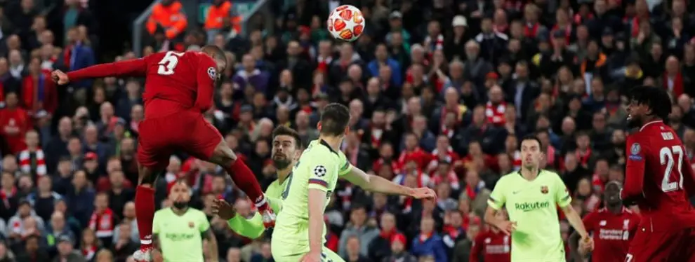 Messi lía la de Dios: a tortas al final del Liverpool-Barça