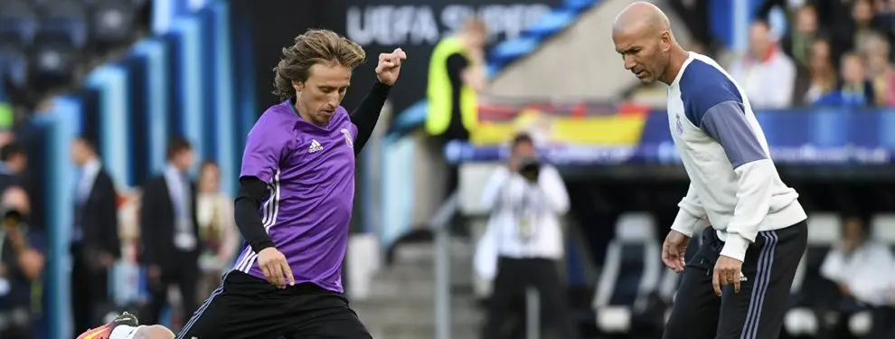 La reunión de Modric con Zidane: ya está todo decidido