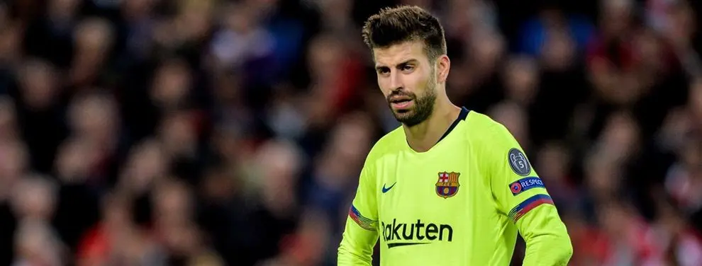 Pillan a Piqué. Problema (y gordo) en el Barça de Messi